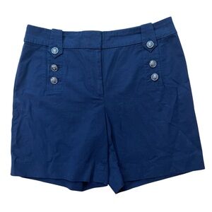Short extensible femme bleu Talbots taille 16 5 poches coton